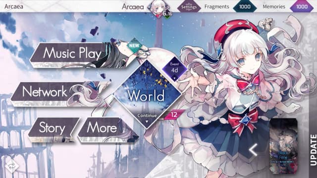 Arcaea screenshot