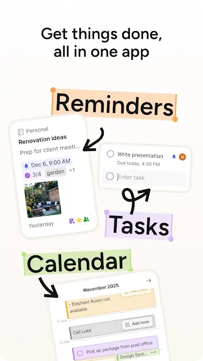 Evernote screenshot