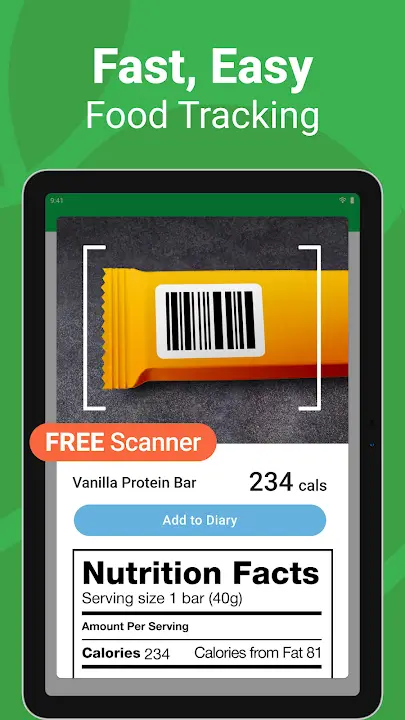 MyNetDiary screenshot