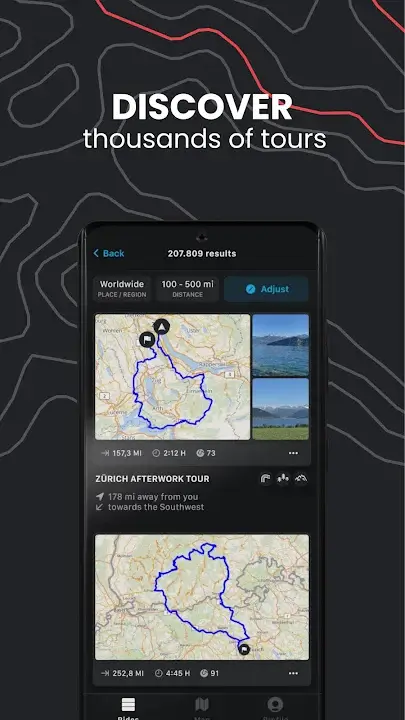 Calimoto screenshot