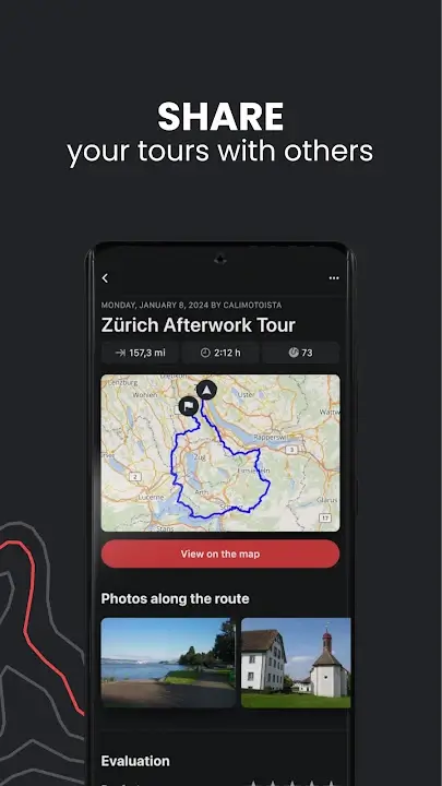 Calimoto screenshot