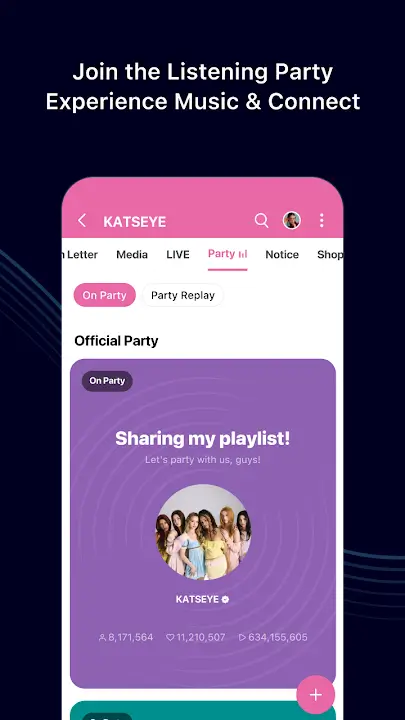 Weverse screenshot