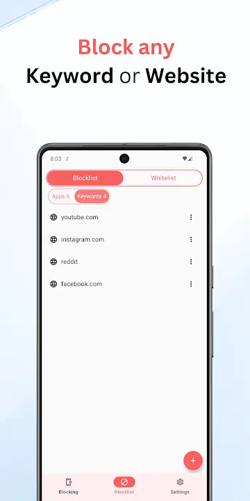 BlockerHero screenshot