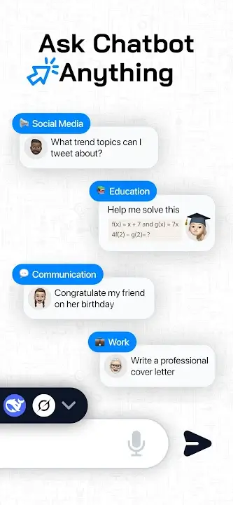 Chatbot AI Search Assistant screenshot