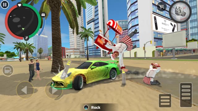 Rope Hero Cheatground MOD screenshot