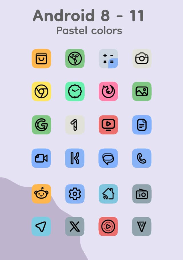Pix Material You Icons screenshot