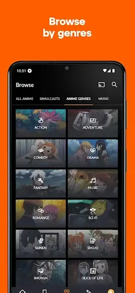 Crunchyroll screenshot