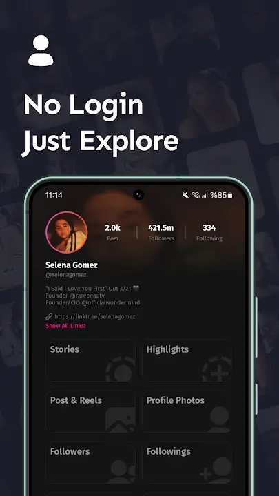 InAnalyze screenshot