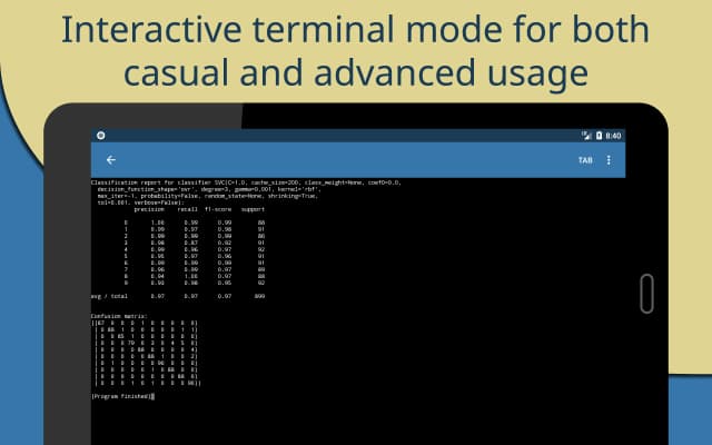 Pydroid 3 screenshot