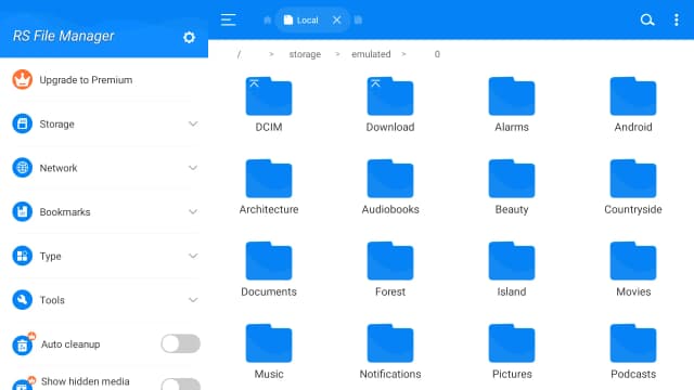 RS File Manager screenshot