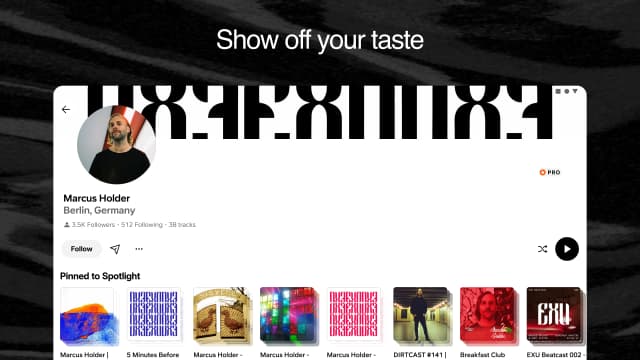 SoundCloud screenshot