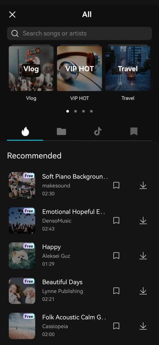 Cap Cut screenshot