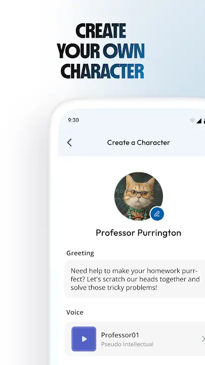 Character AI screenshot
