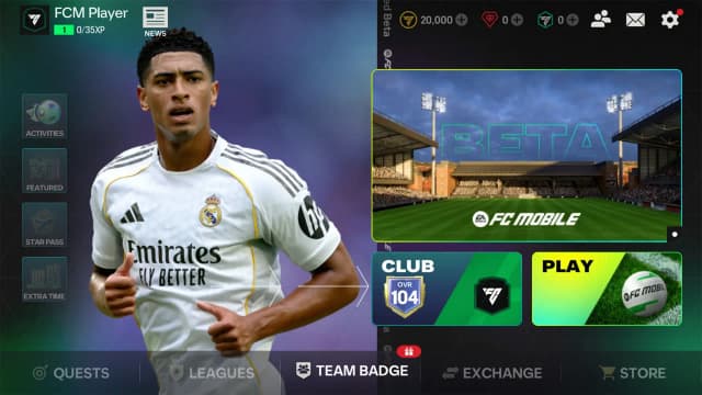 EA SPORTS FC MOBILE BETA screenshot