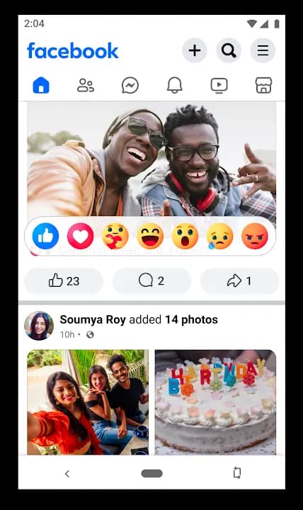 Facebook Lite screenshot
