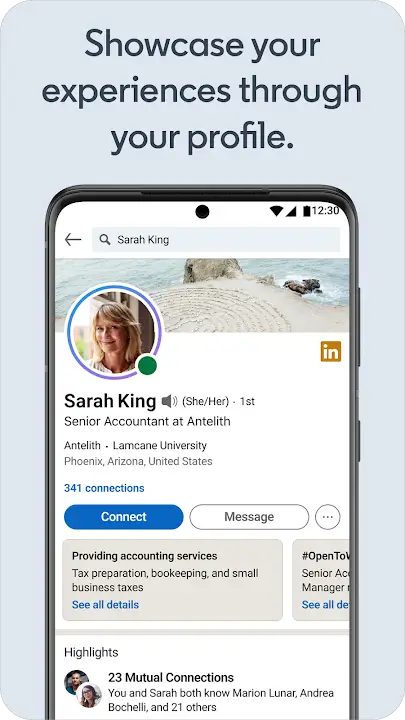 LinkedIn screenshot
