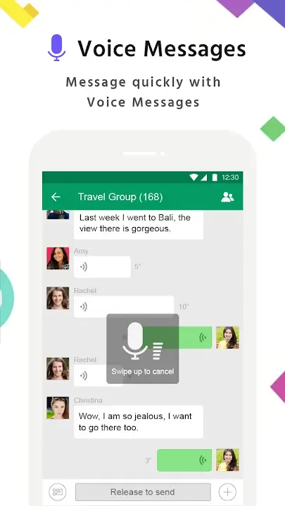 MiChat screenshot