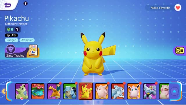 Pokemon UNITE screenshot