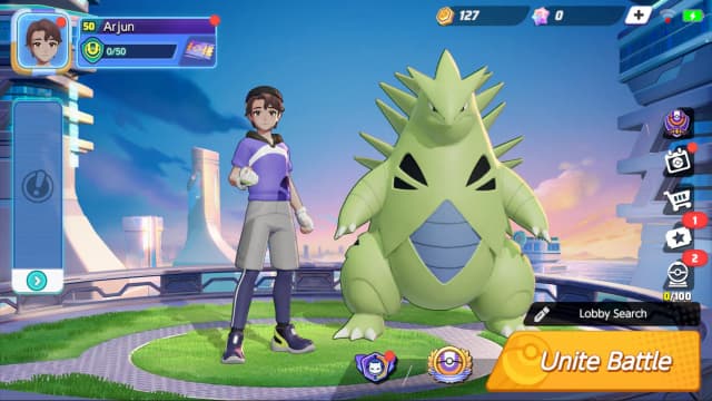 Pokemon UNITE screenshot
