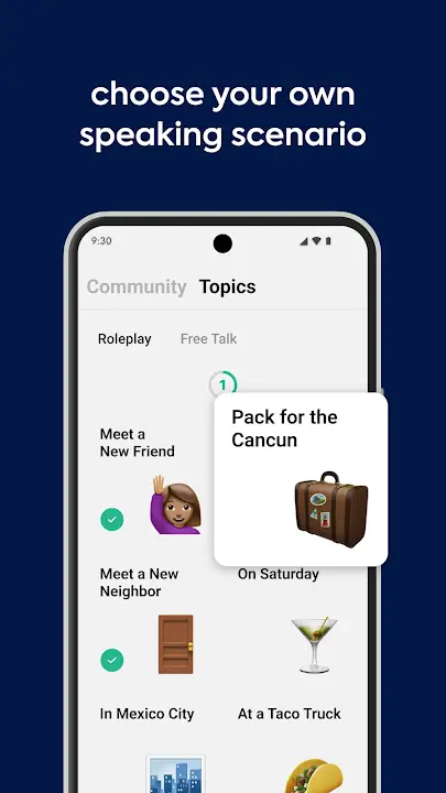 Speak screenshot