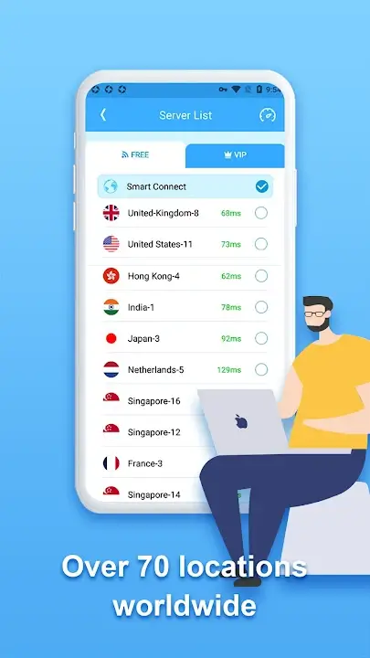 Speedy Quark VPN screenshot