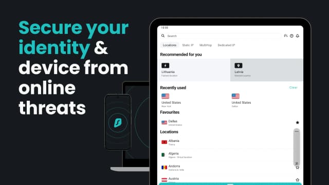Surfshark VPN screenshot