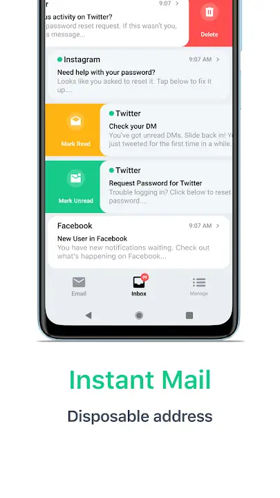 Temp Mail screenshot