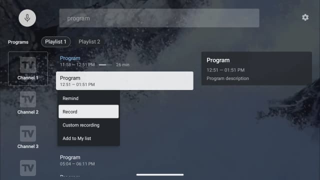 TiviMate screenshot