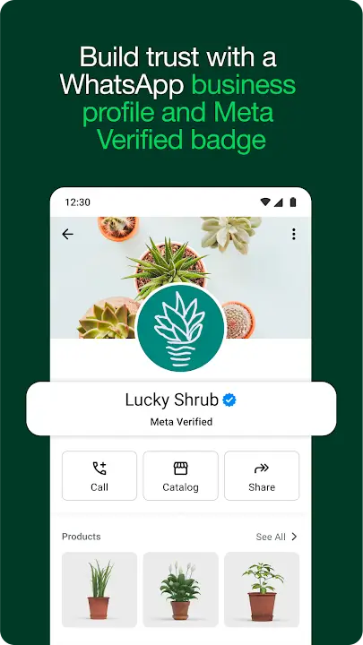 WhatsApp Business screenshot