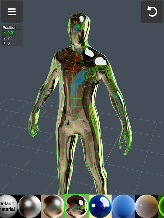 3D Modeling App screenshot
