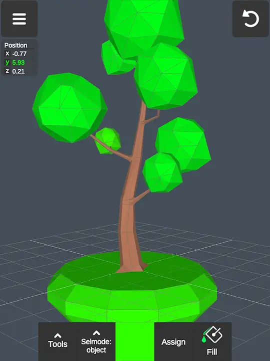 3D Modeling App screenshot