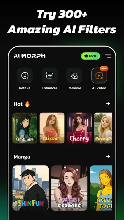 AI Morph screenshot