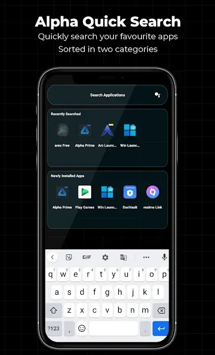 Alpha Hybrid Launcher screenshot