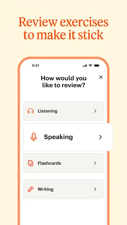 Babbel screenshot