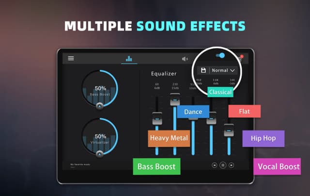 Bass Booster Equalizer PRO screenshot