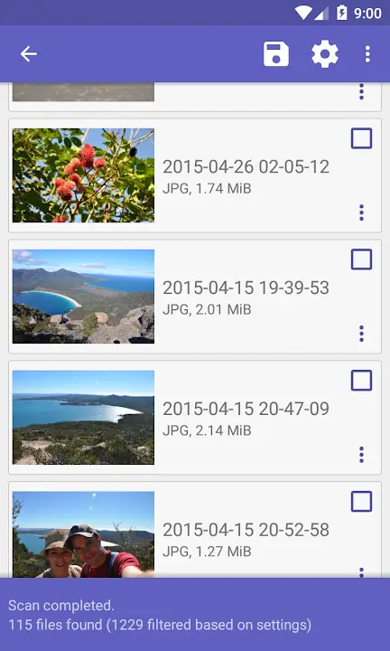 DiskDigger Pro screenshot