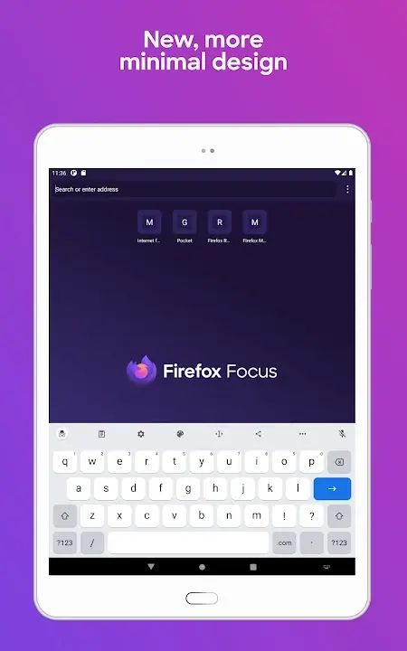 Firefox Focus screenshot