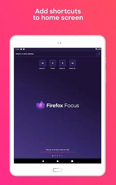 Firefox Focus screenshot