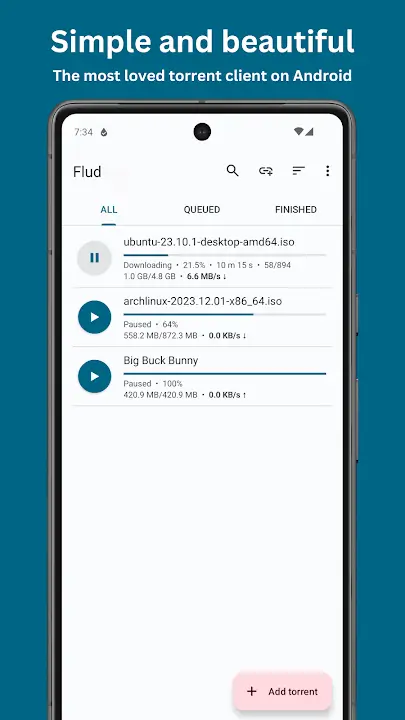 Flud screenshot