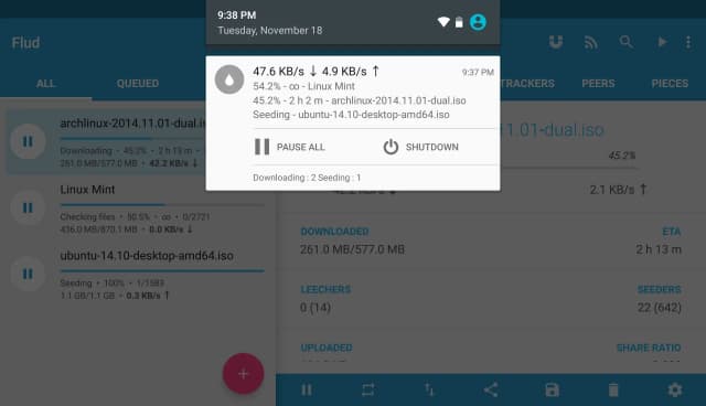 Flud screenshot