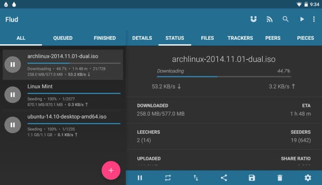 Flud screenshot