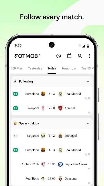 Fotmob pro screenshot