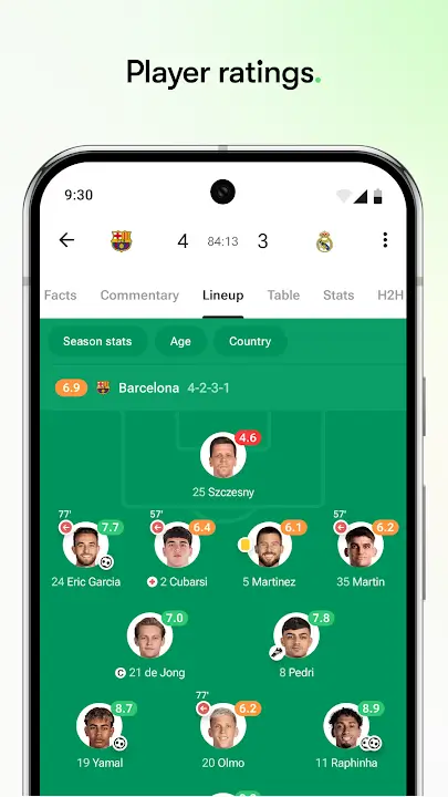 Fotmob pro screenshot