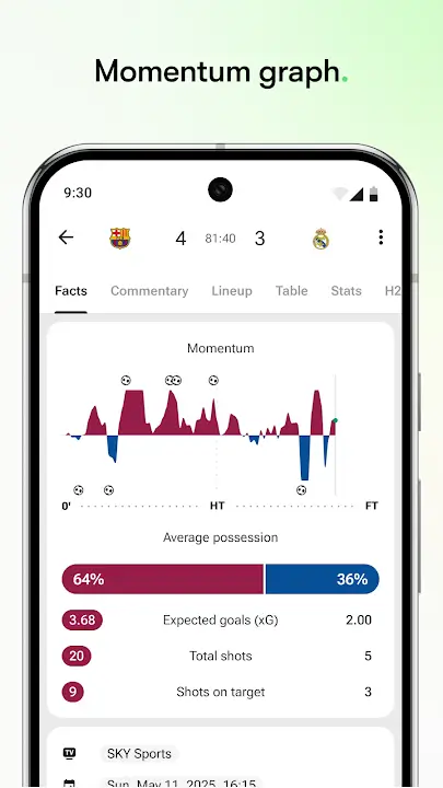 Fotmob pro screenshot