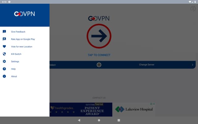 GOVPN screenshot