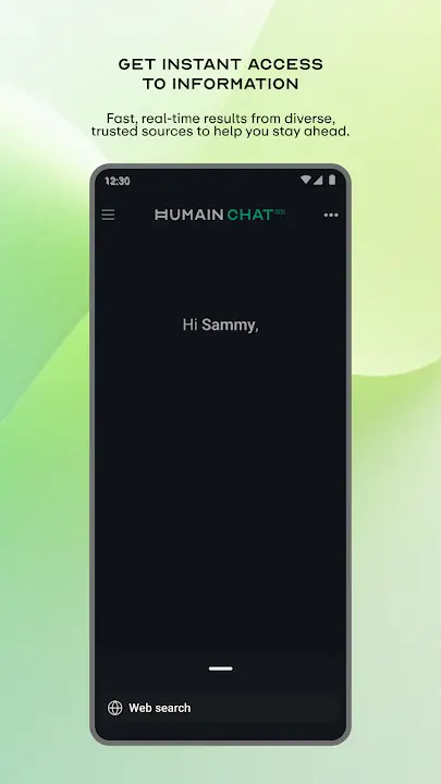 HUMAIN Chat screenshot