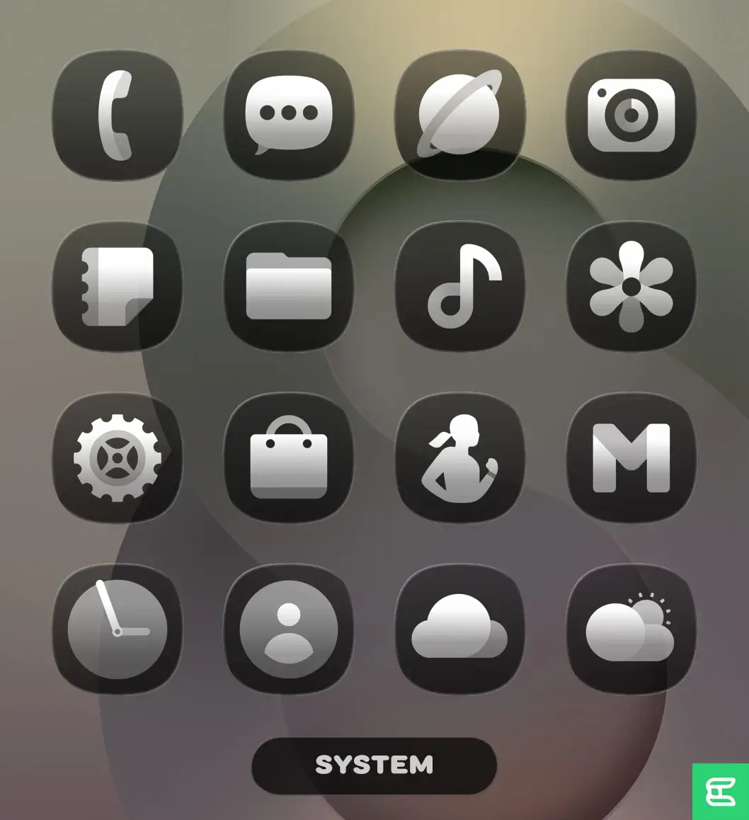 OneGlass 7 Icon Pack screenshot