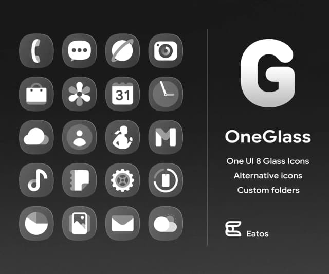 OneGlass 8 Icon Pack screenshot