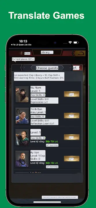 Tap To Translate Screen screenshot