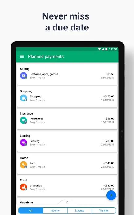 Wallet screenshot
